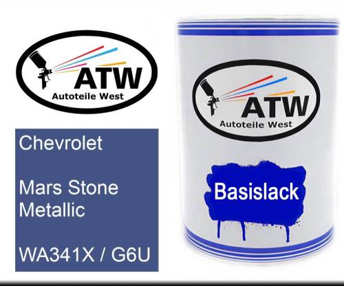 Chevrolet, Mars Stone Metallic, WA341X / G6U: 500ml Lackdose, von ATW Autoteile West.